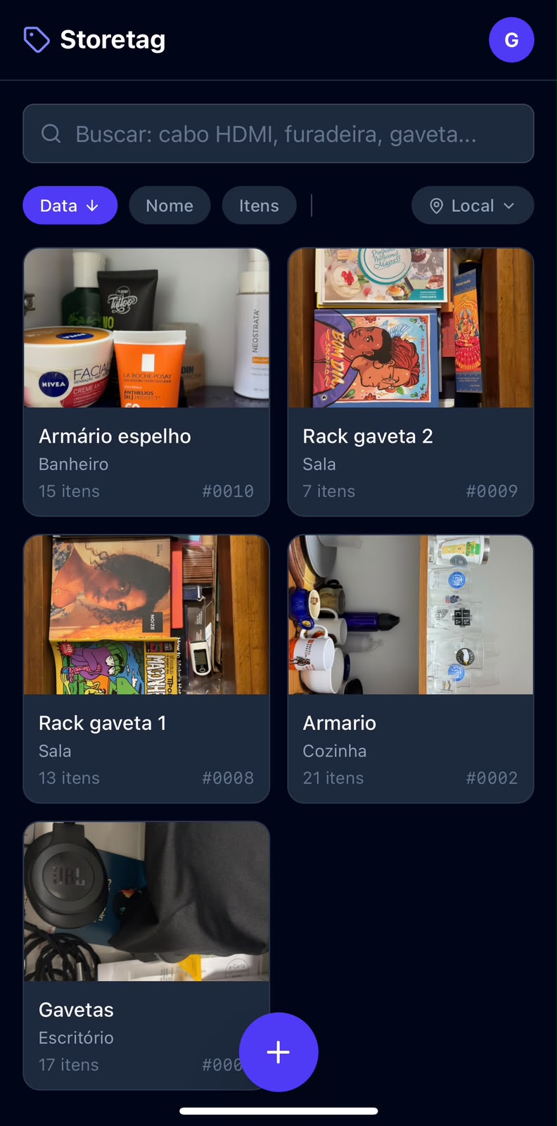 Storetag Dashboard